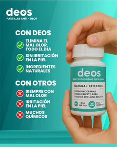 DEOS  PASTILLAS ANTI - OLOR